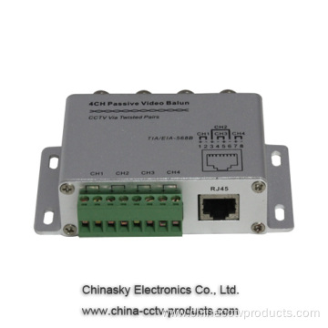 4 Channel Passive UTP CCTV Video Transceiver VB204